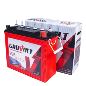 Grovolt Tubular Battery 220AH / 12V – 66 KG ( GST-2200 )